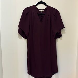 Halston Heritage Deep Purple Dress